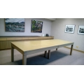 10' Medium Birch Satin Finish Board Room Conference Table